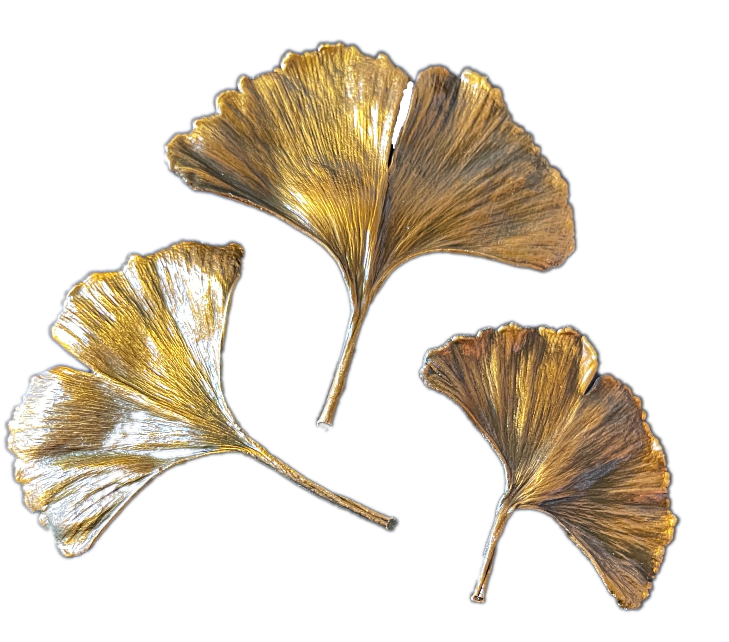 Ginkgo Leaf Pin — Nature's Creations Natural Jewelry