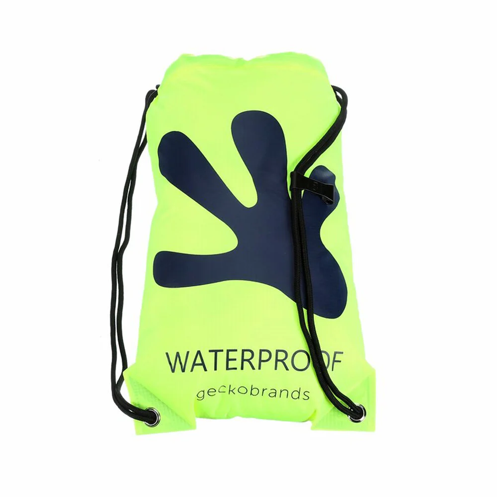 geckobrands waterproof drawstring 2.0 backpack