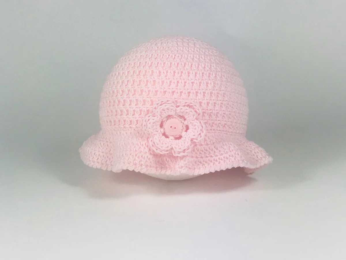 Pink Flower Summer Hat Crochet — THE 