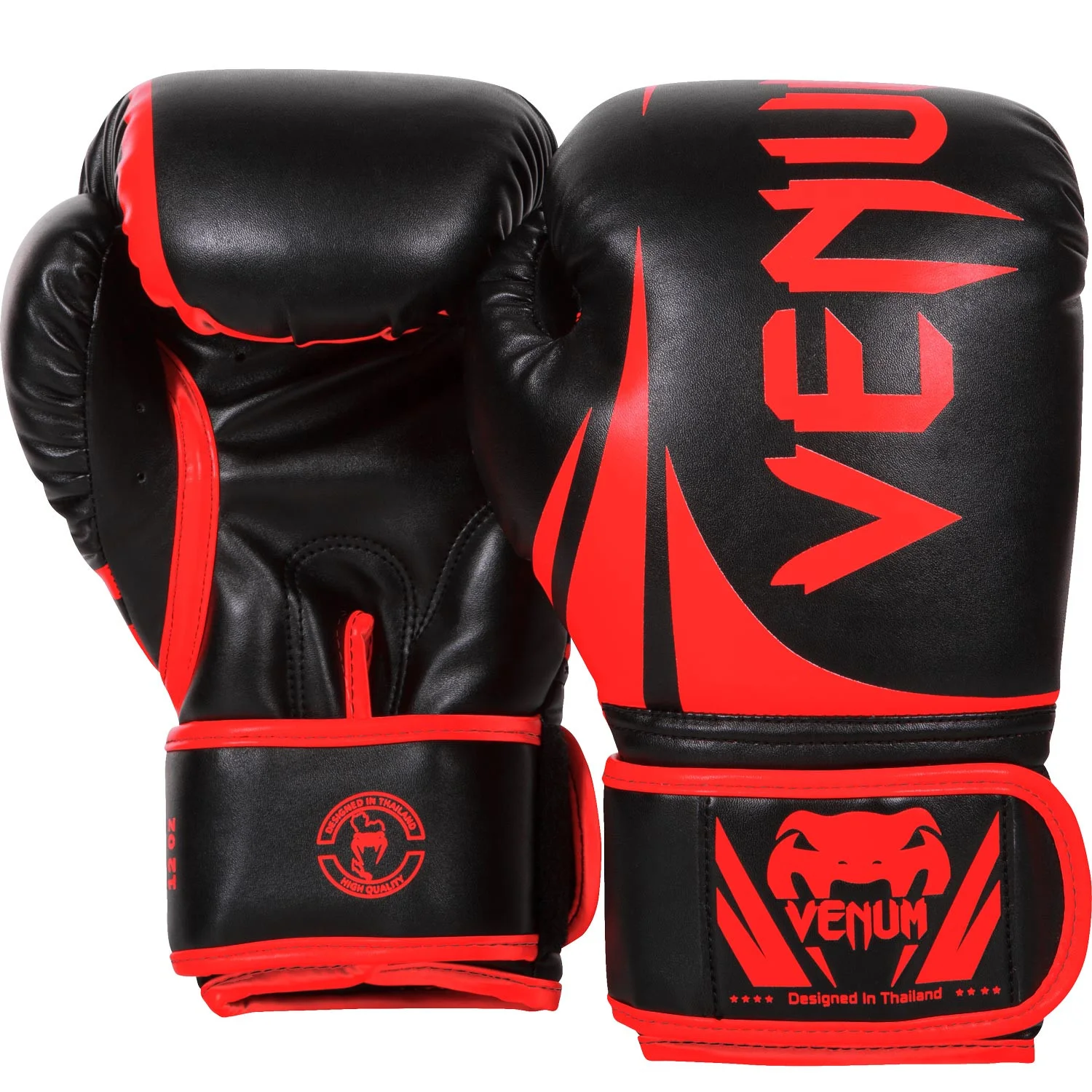venum boxing gloves red