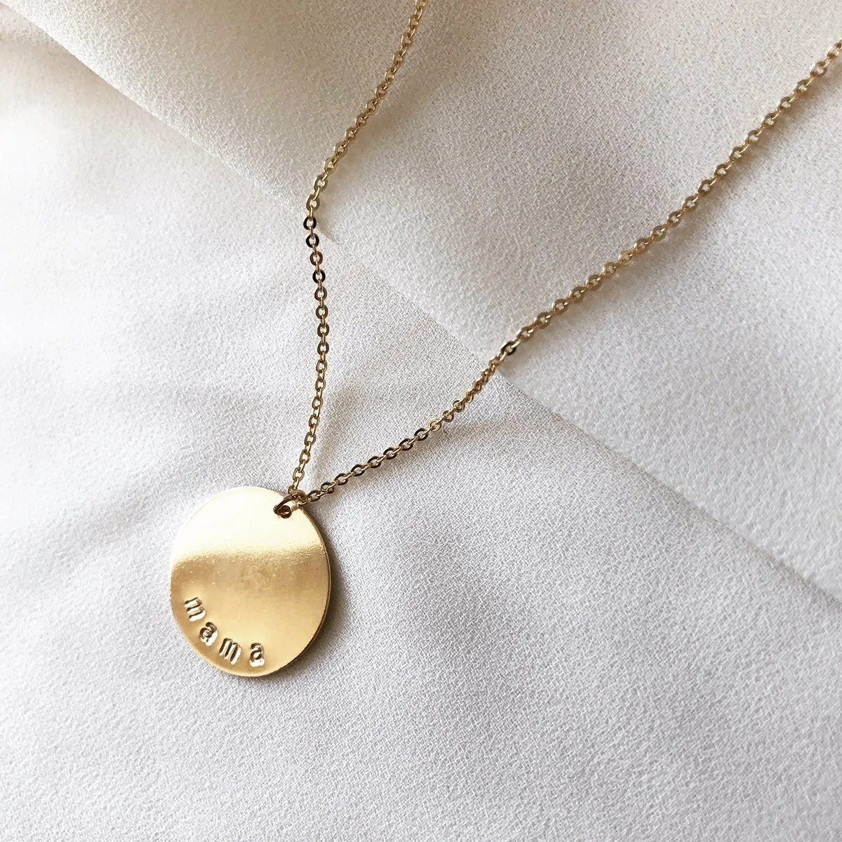 mama necklace silver