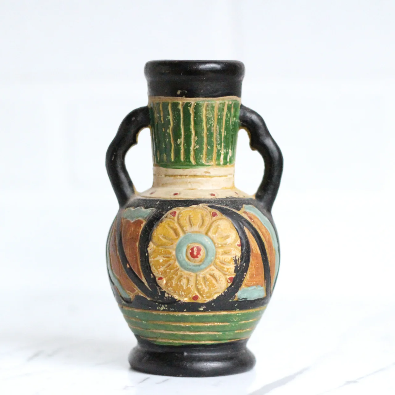 Antique Japanese Vase Vintage Home Decor Portland Oregon Left