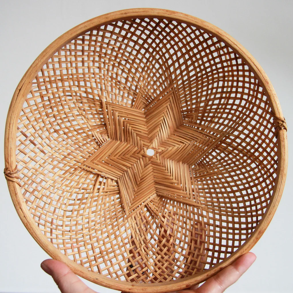 Woven Wall Hanging Basket Vintage Home Decor Portland Oregon Left Coast Revivals