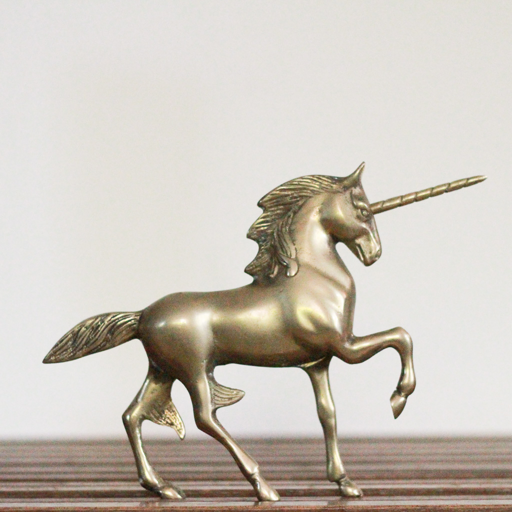 Brass Unicorn Vintage Home Decor Portland Oregon Left Coast