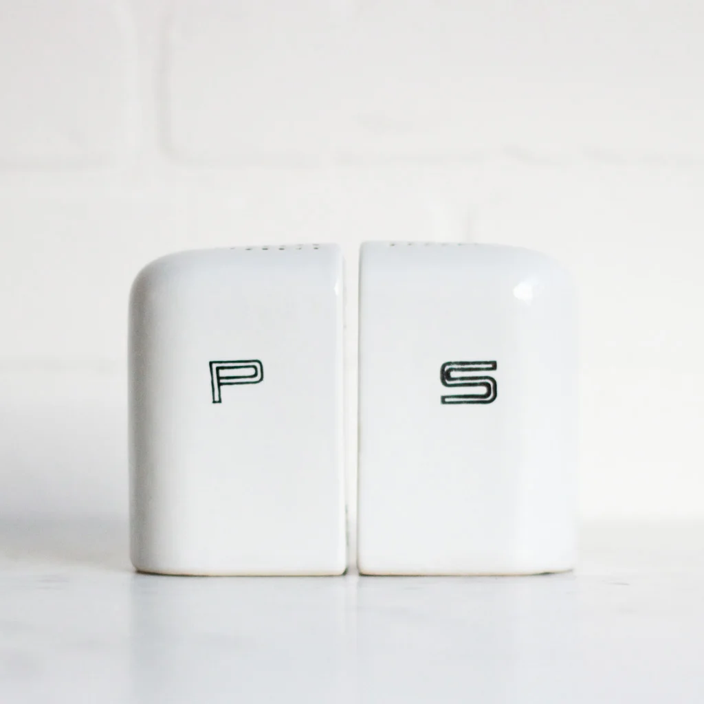 Mid Century Salt Pepper Shakers Vintage Home Decor Portland