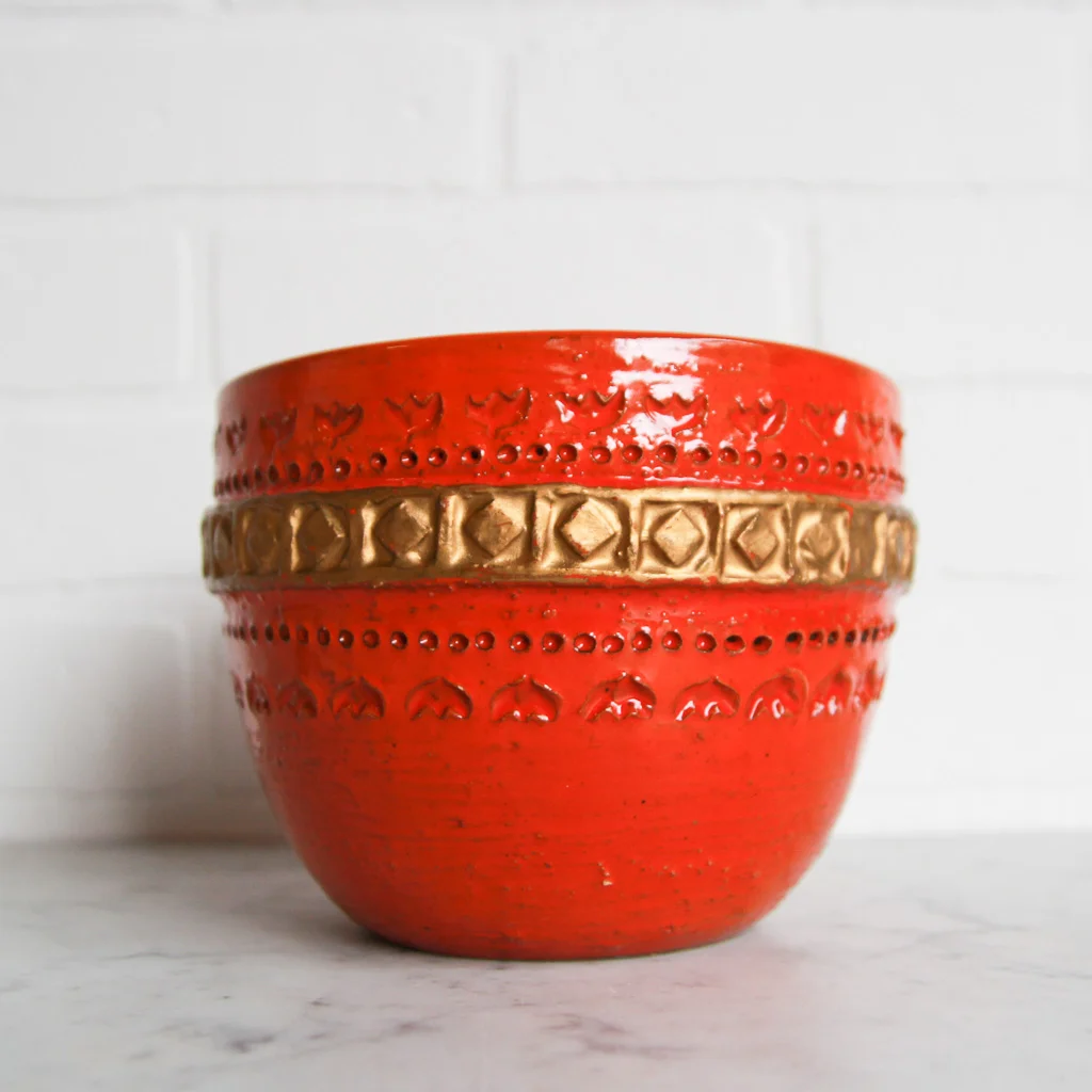 Mid Century Modern Italian Planter Vintage Home Decor Portland