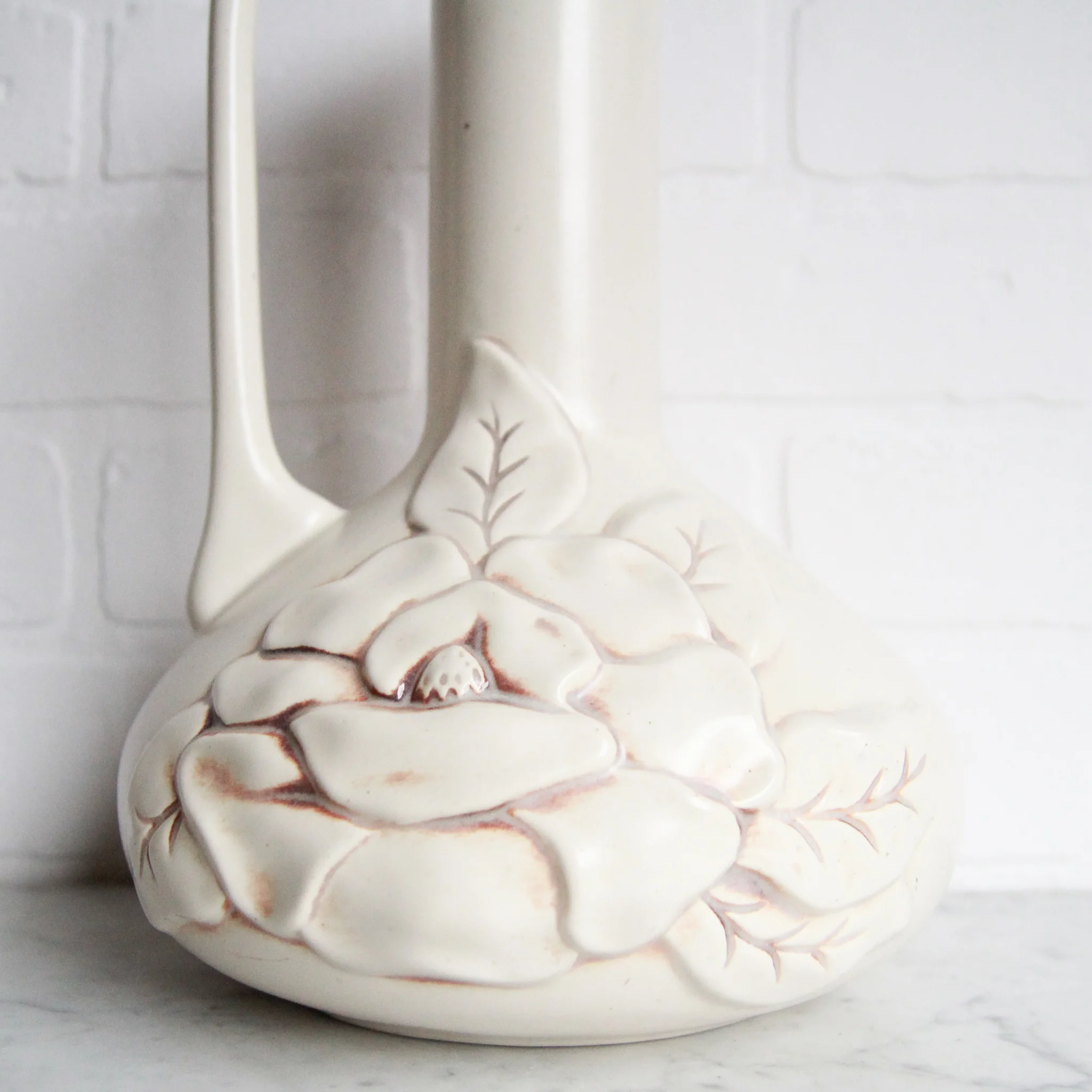 1940s Red Wing Magnolia Vase Vintage Home Decor Portland Oregon