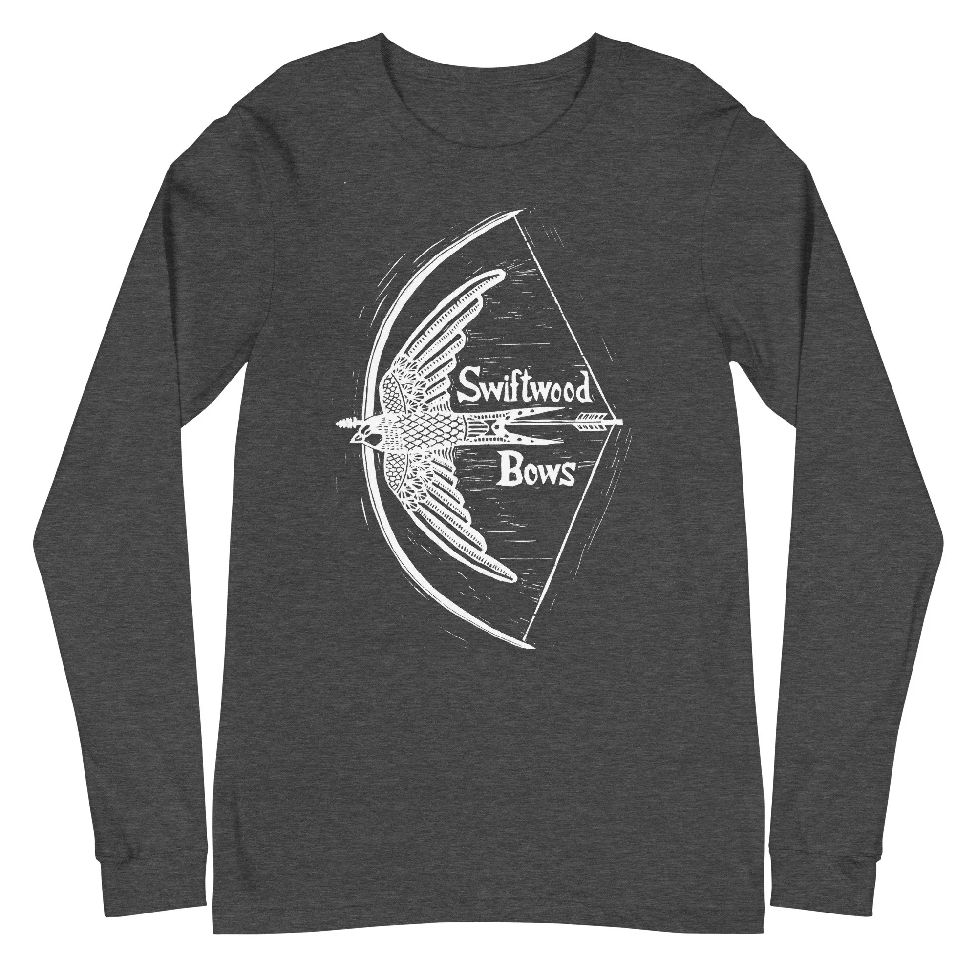Swiftwood Bows Long Sleeve Tee (White Image) — Swiftwood Bows