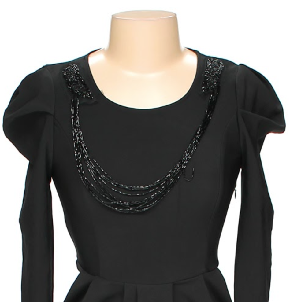 little black dress zara 2018