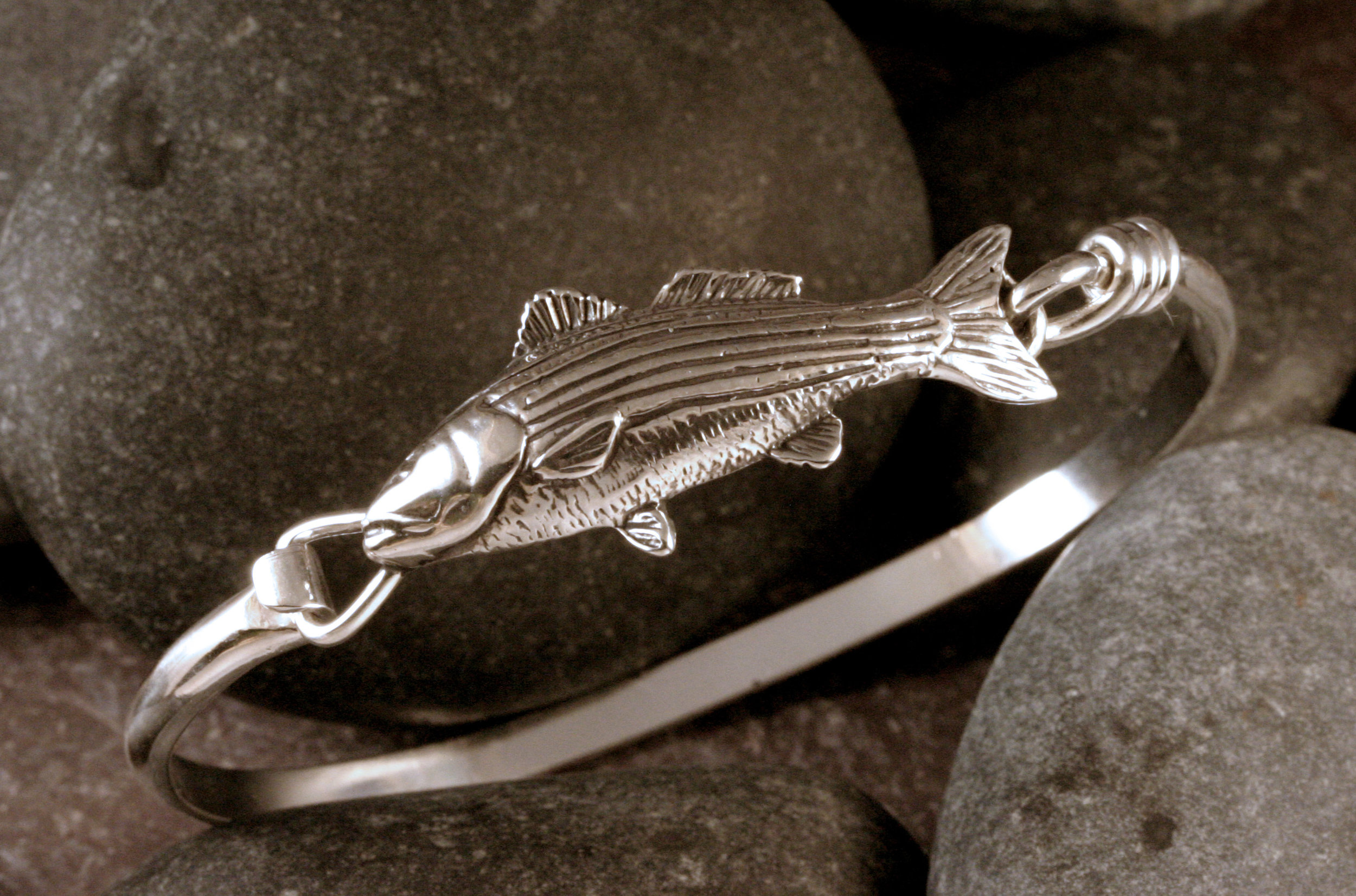 Sterling Silver Cod Fish Bracelet — Designs By S&R