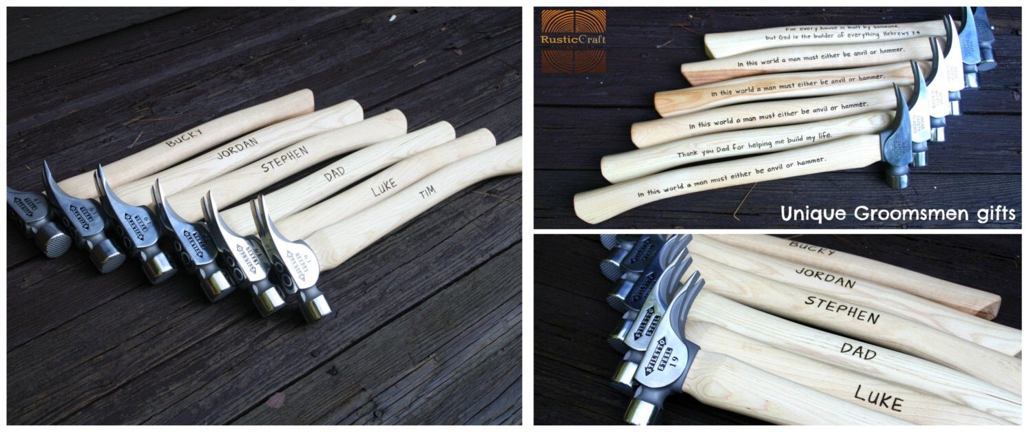 Customized Hammers - Engraved Wood Claw Hammer - Mini Hammer- Retirement  gift - Hand engraved custom — Rusticcraft Designs