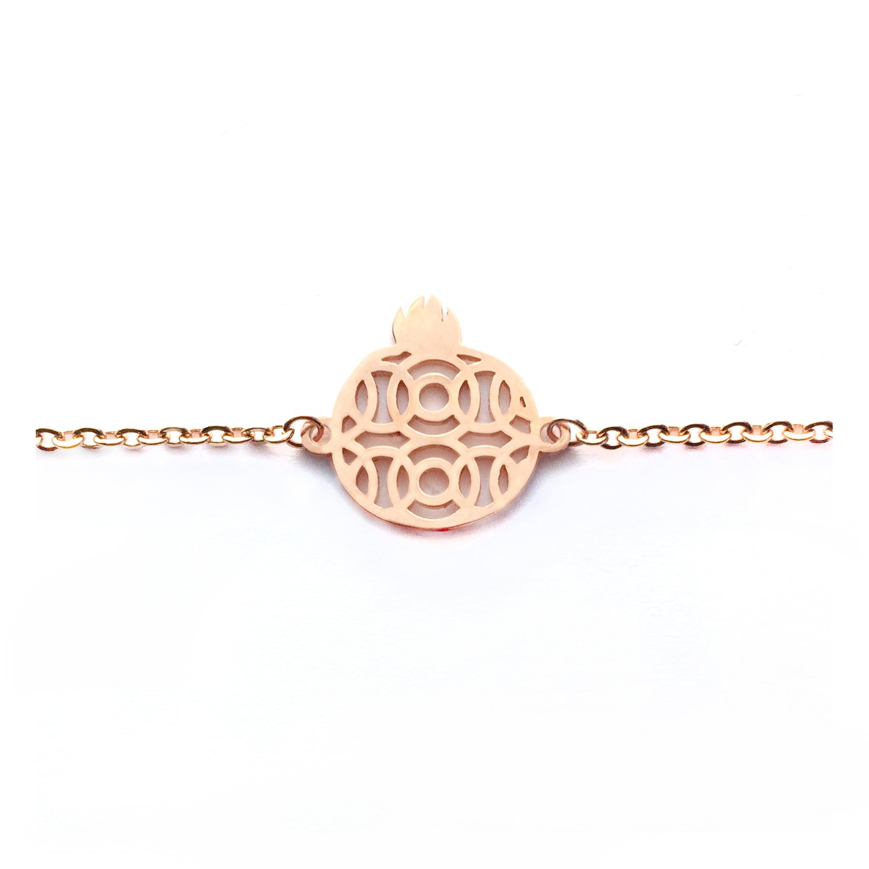 6  Pomegranate Charms 24k Mat Gold plated pomagranate mini bracelet pendants Turkish jewellery supply mdla1387A