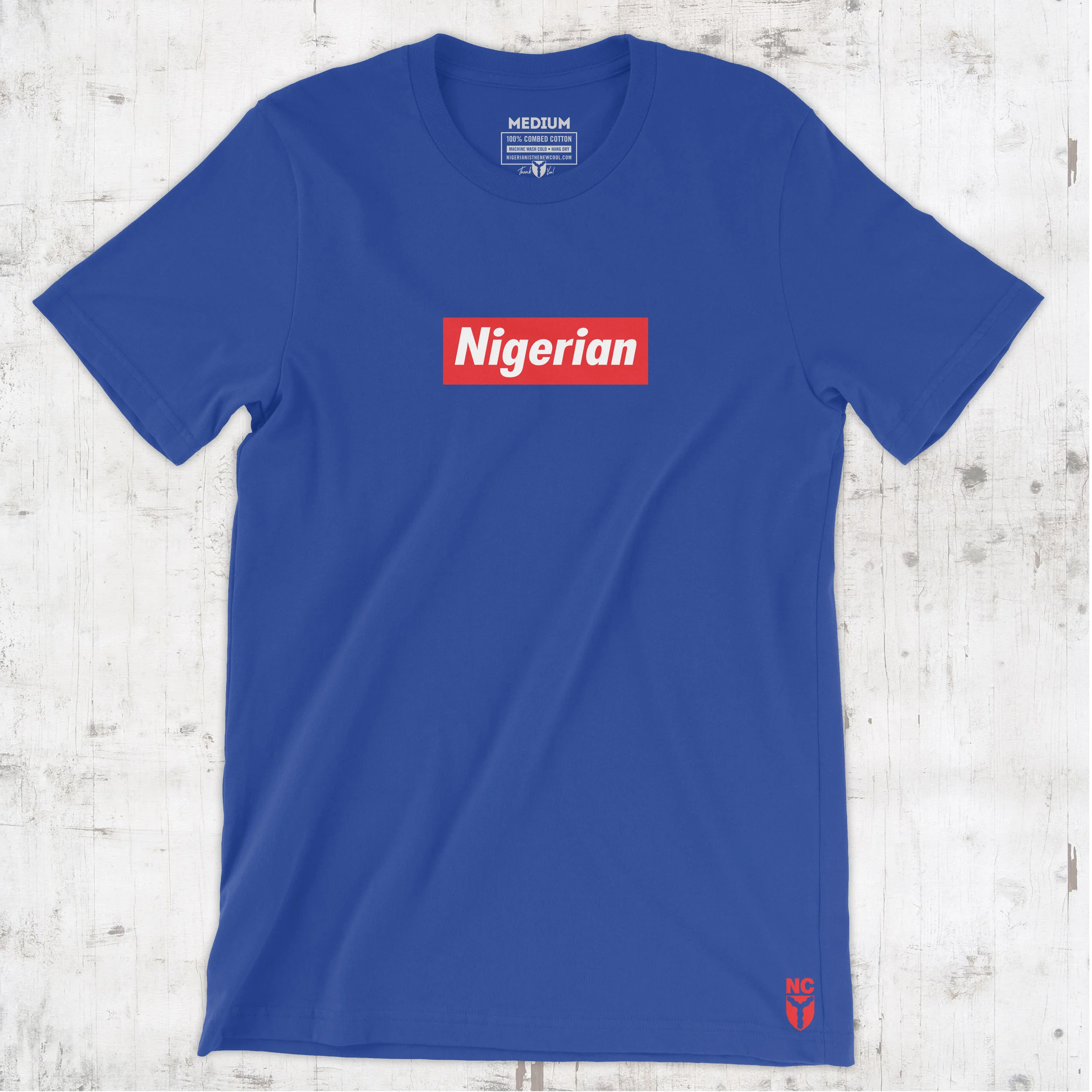 royal blue supreme shirt