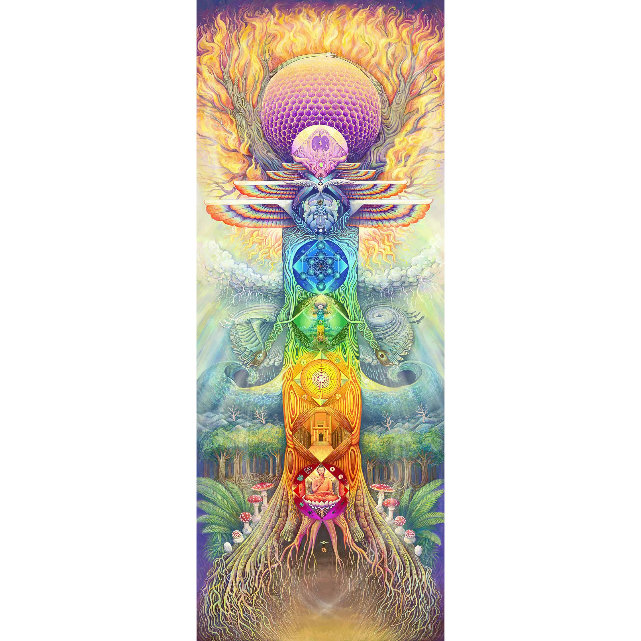 tree of life yoga mat
