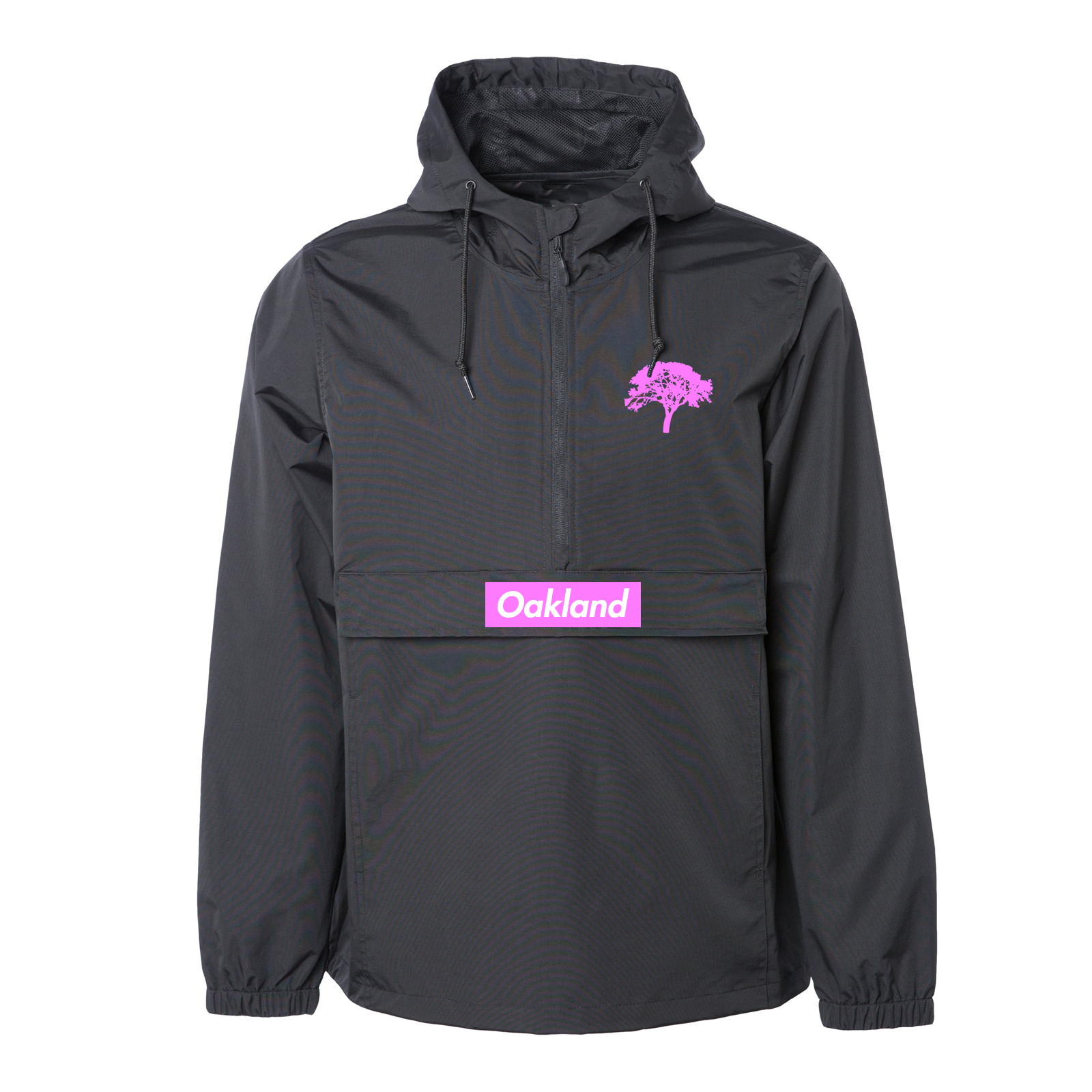 black pink windbreaker