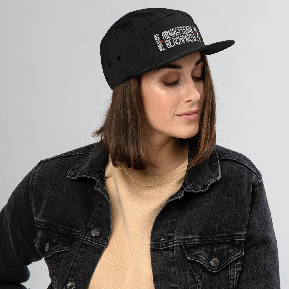 Embroidered 5 Panel Cap 