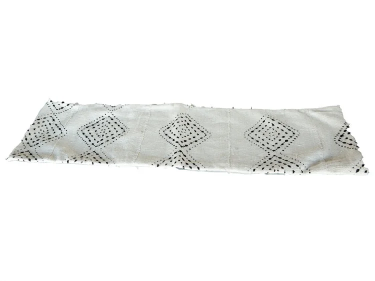 Diamond Design Mud Cloth Lumbar Pillow The Grey Antler
