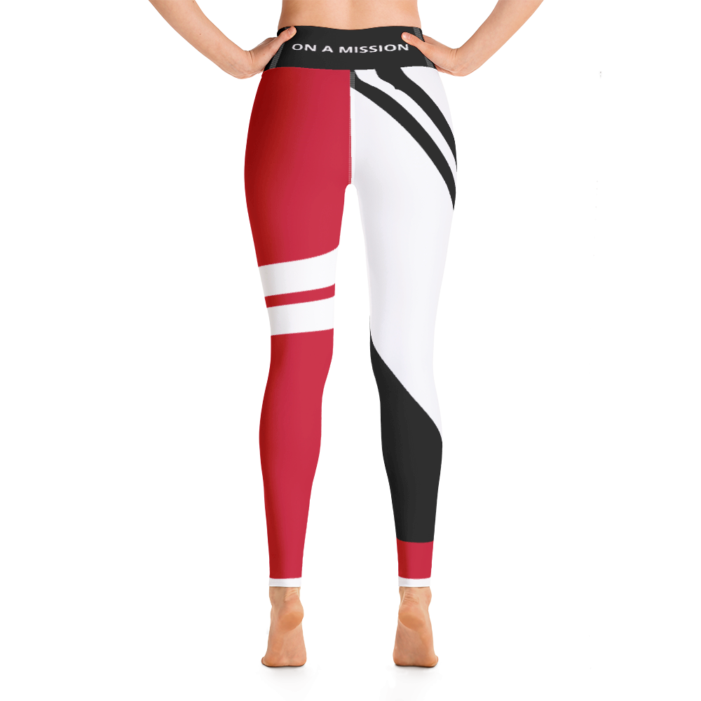 gym leggings red