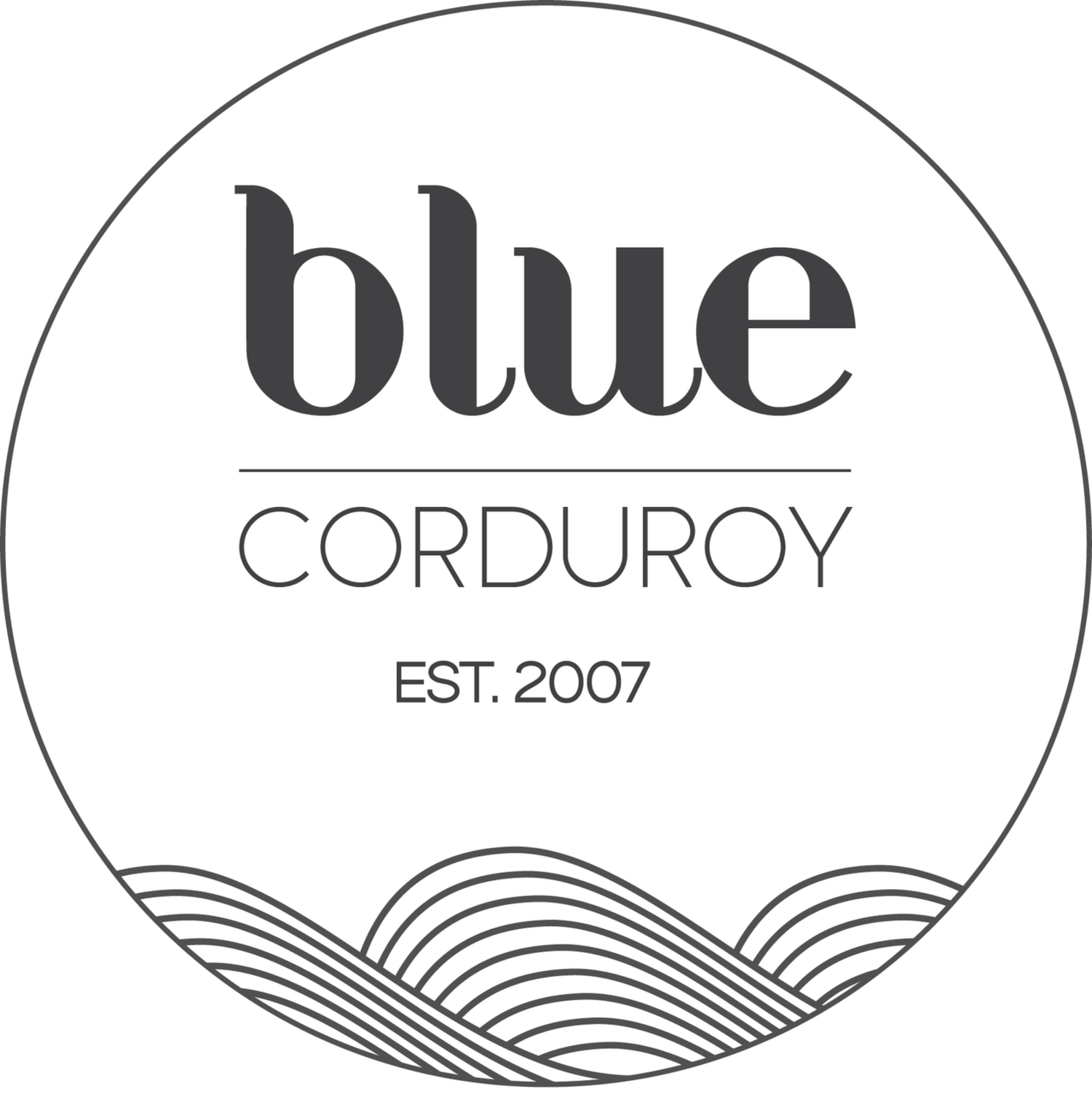 Blue Corduroy 
