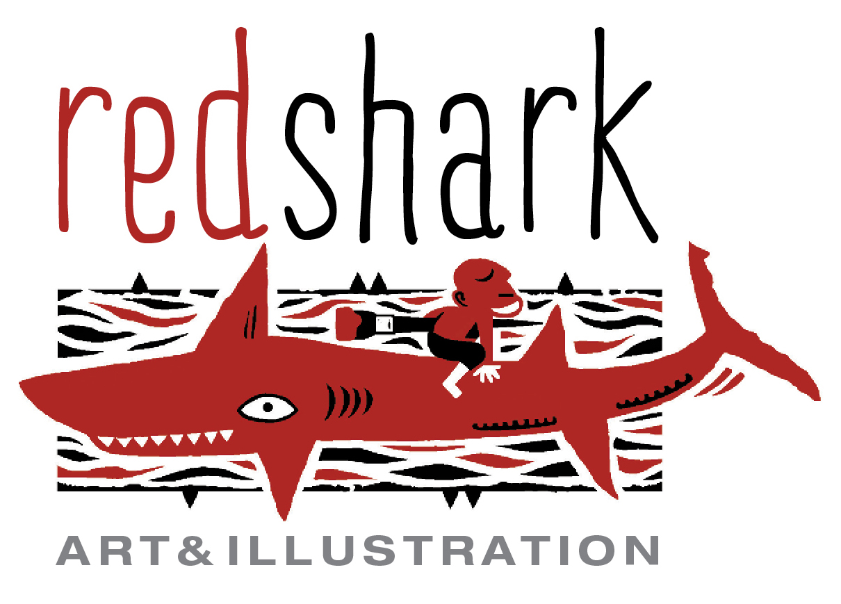 Red Shark Illustration