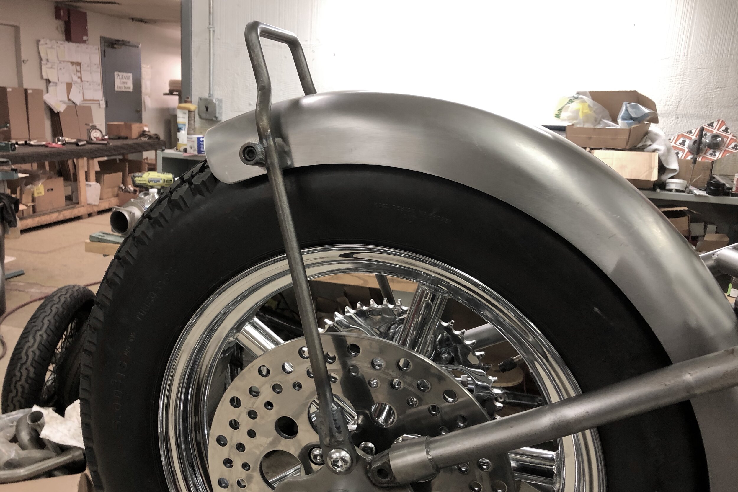 GasBox Spun Steel Fender for 16 Vintage Tire