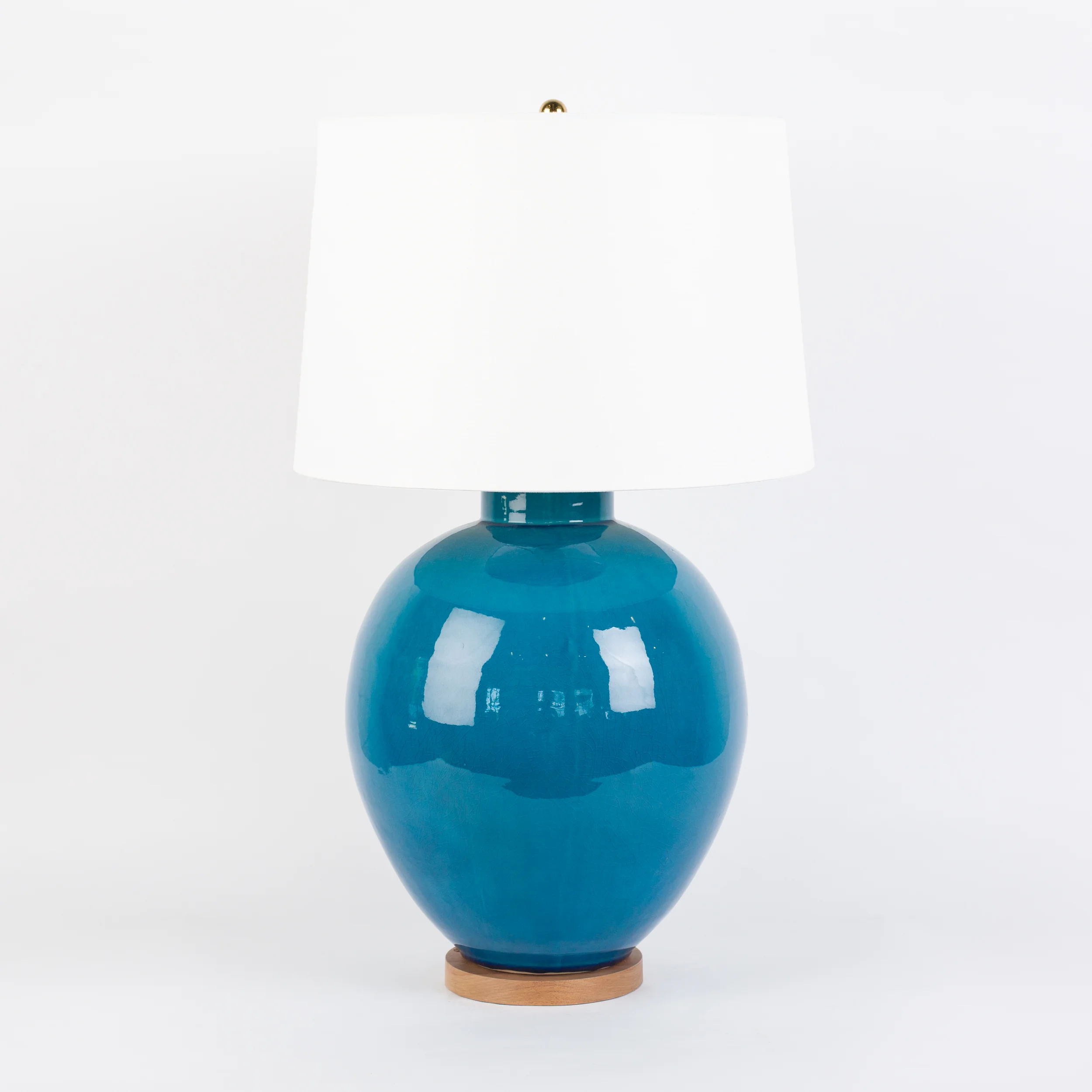 Valentine Table Lamp Glassy Le Teal Dixon Rye