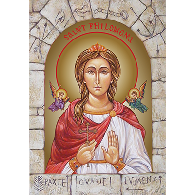 Sacred Art Icon Print - St Philomena — The Studio of John the Baptist