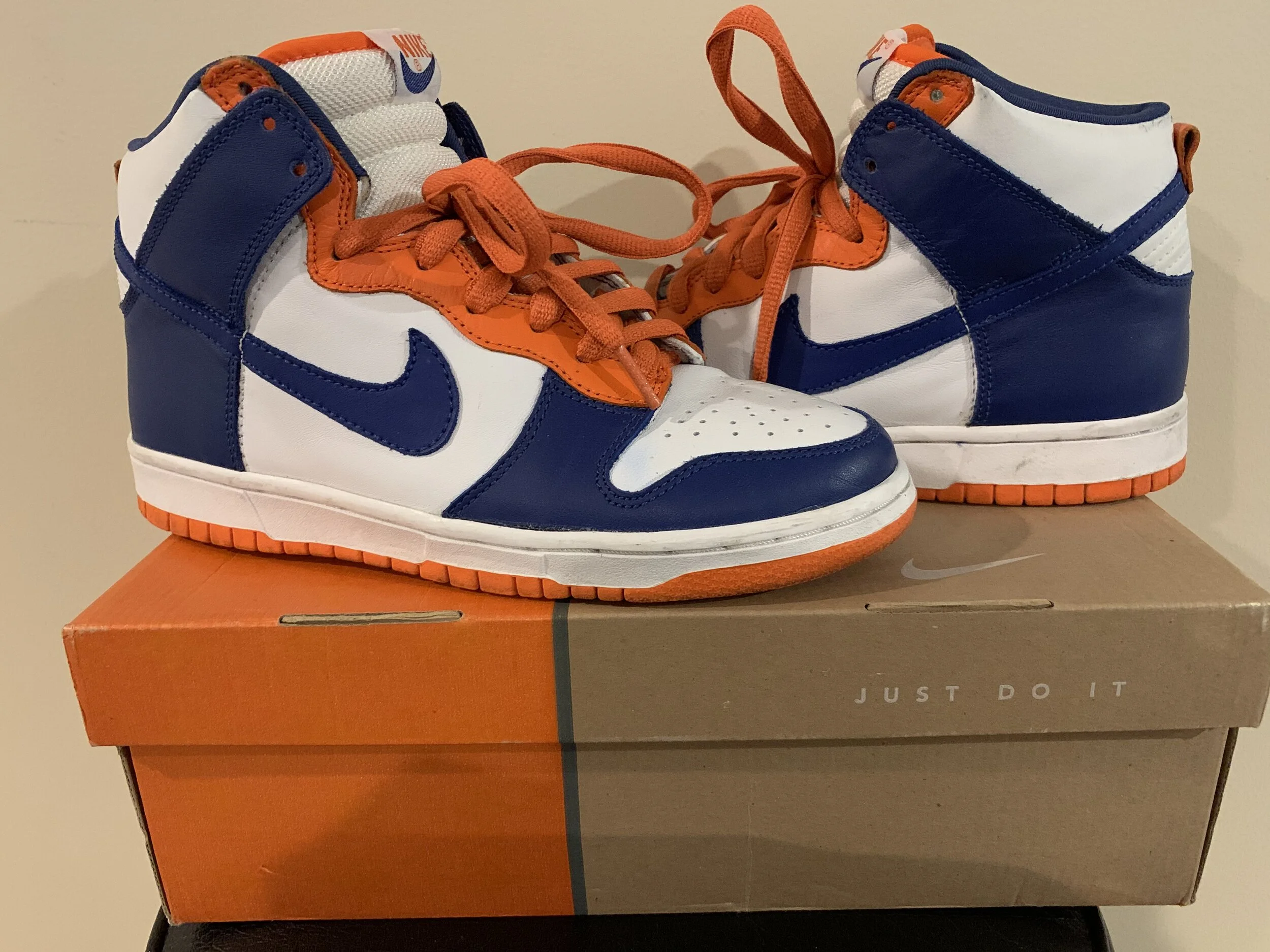 Nike Dunk High "Euro Knicks" — DLo's Flipshop