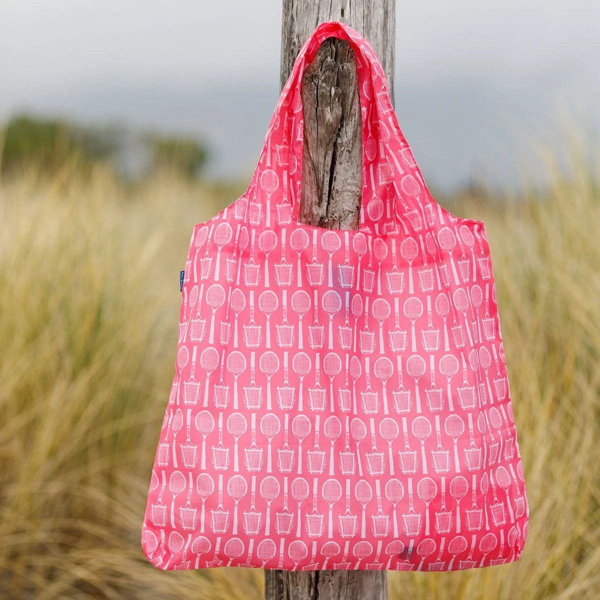pink reusable tote
