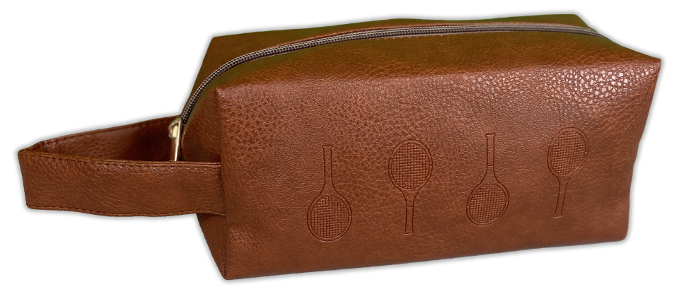 leather tennis bag