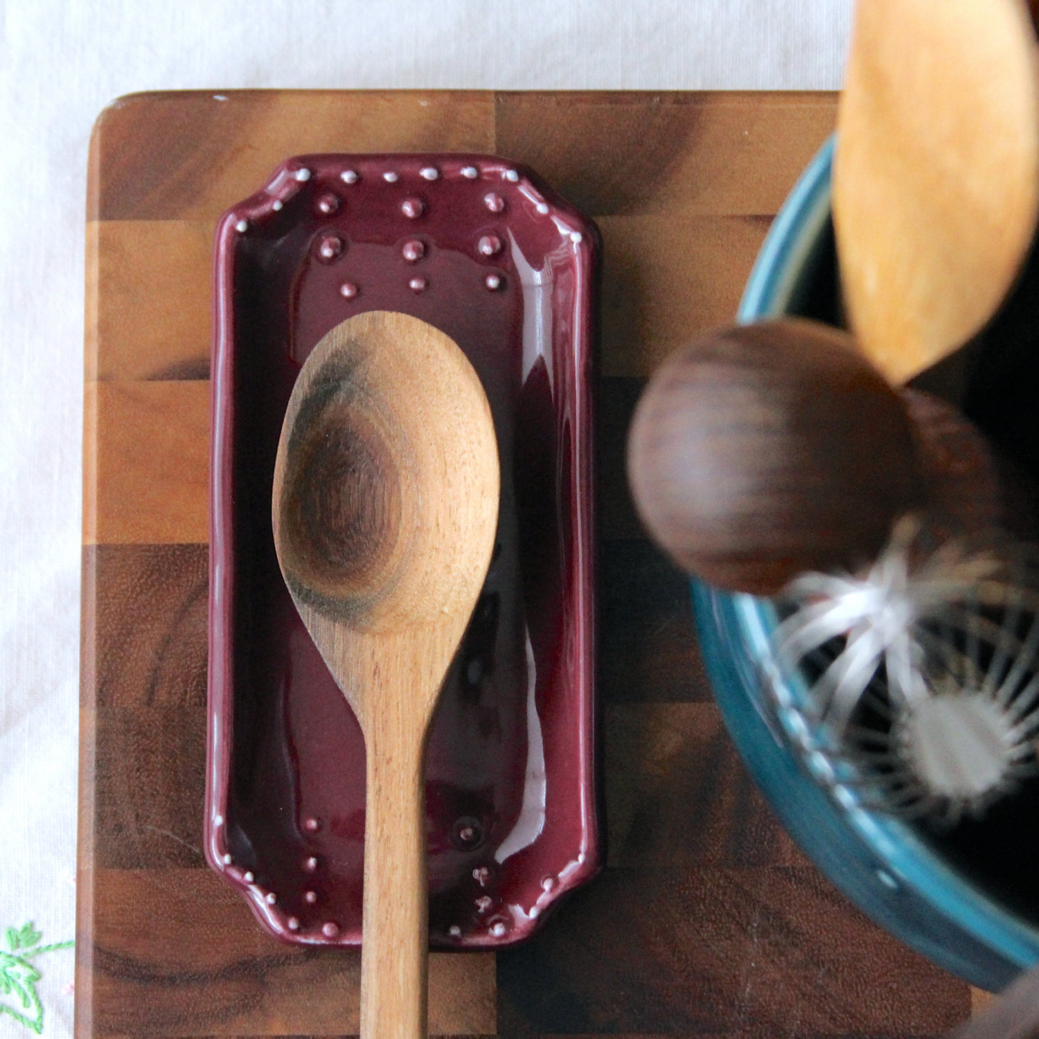 Handmade Ceramic Stoneware Soap DishSpoon RestJewellery Tray