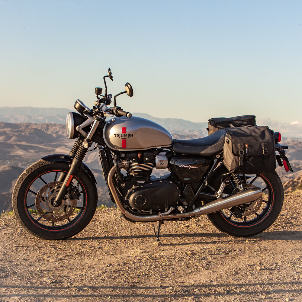 triumph motorcycle saddlebags