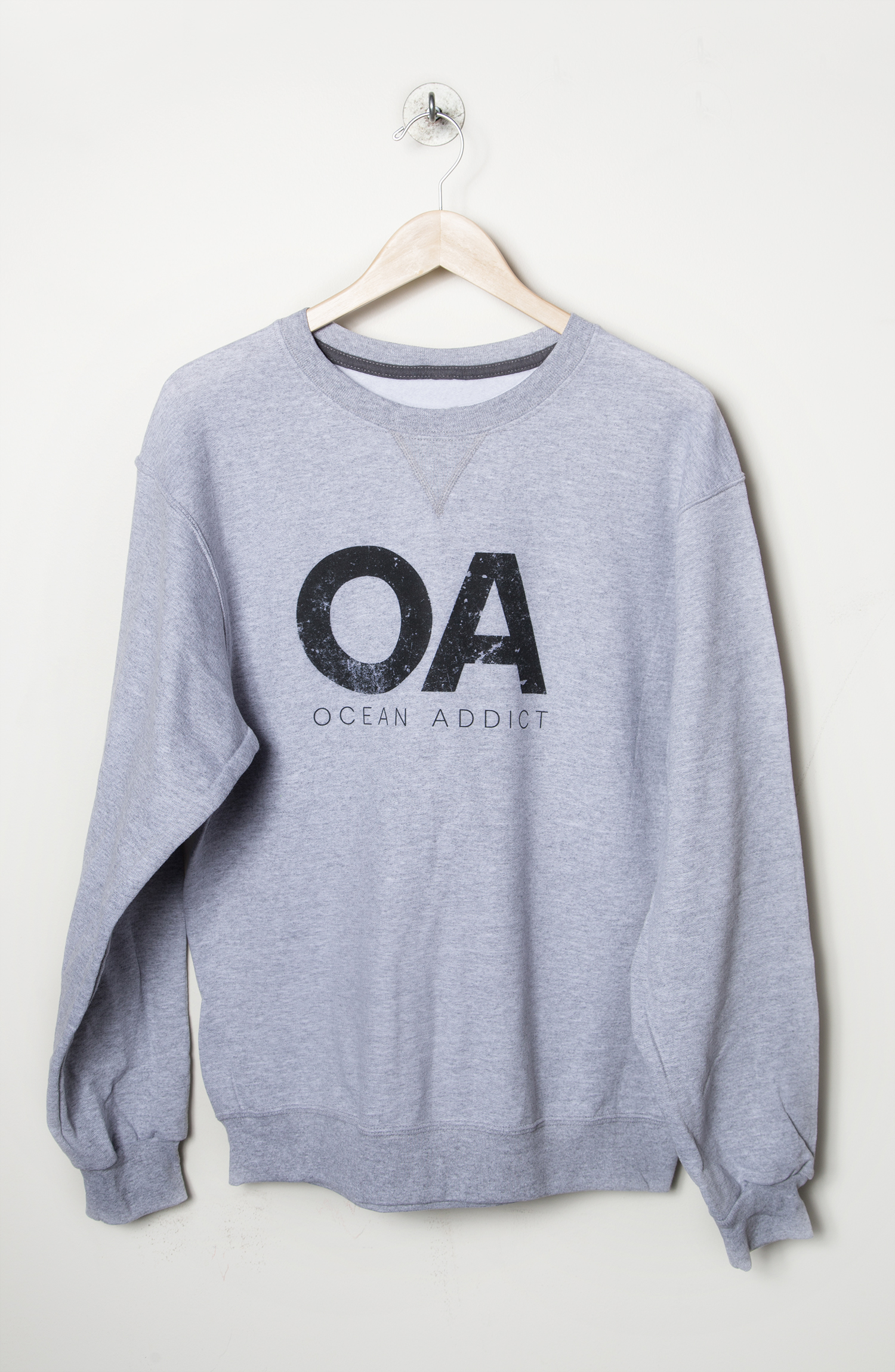 mens distressed sweatshirt
