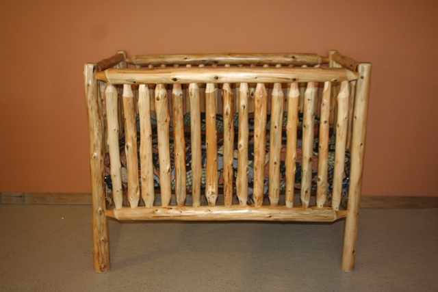 rustic baby cribs