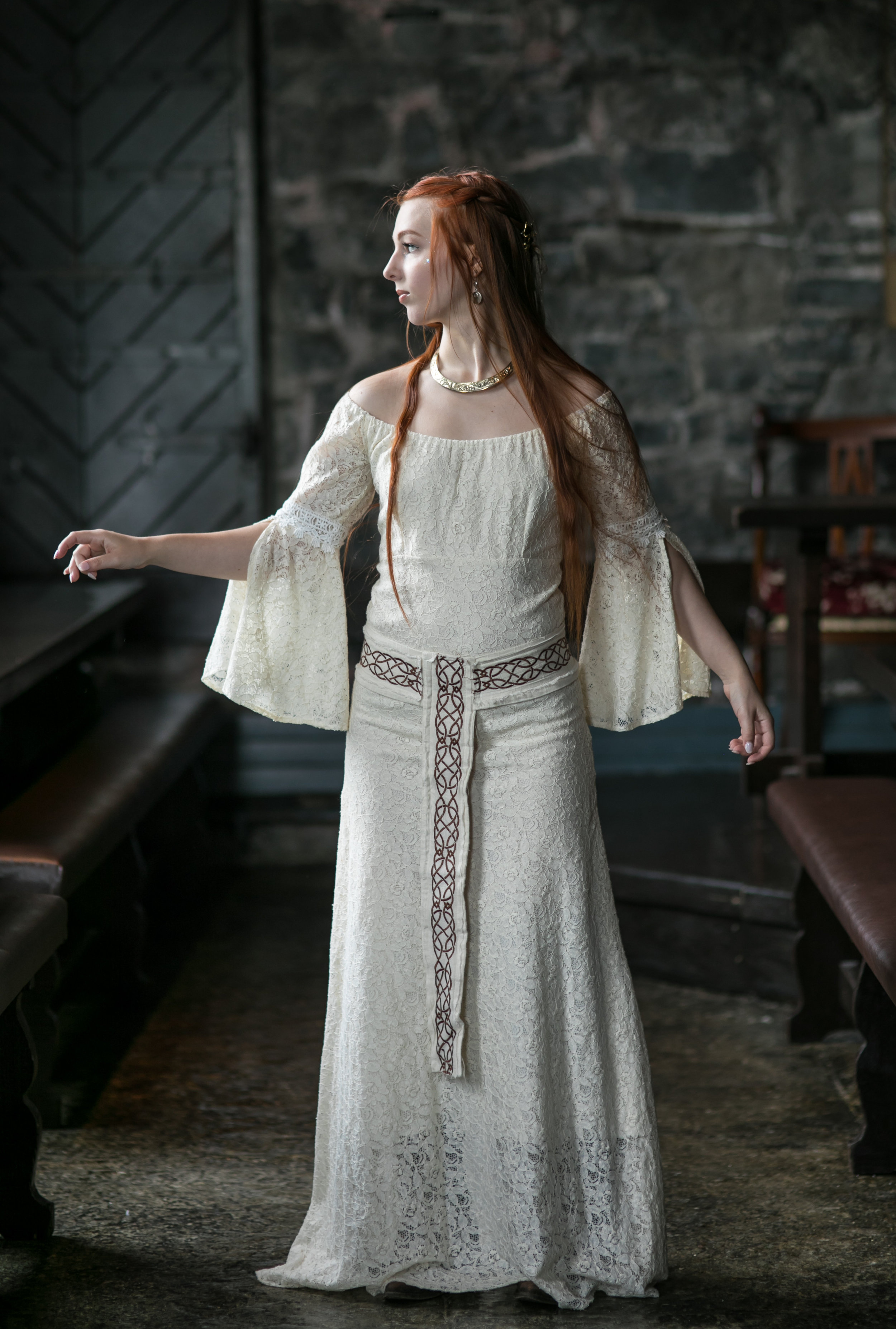 Natural Queen Handfasting Wedding Dress Free Spirit Pagan Clothing