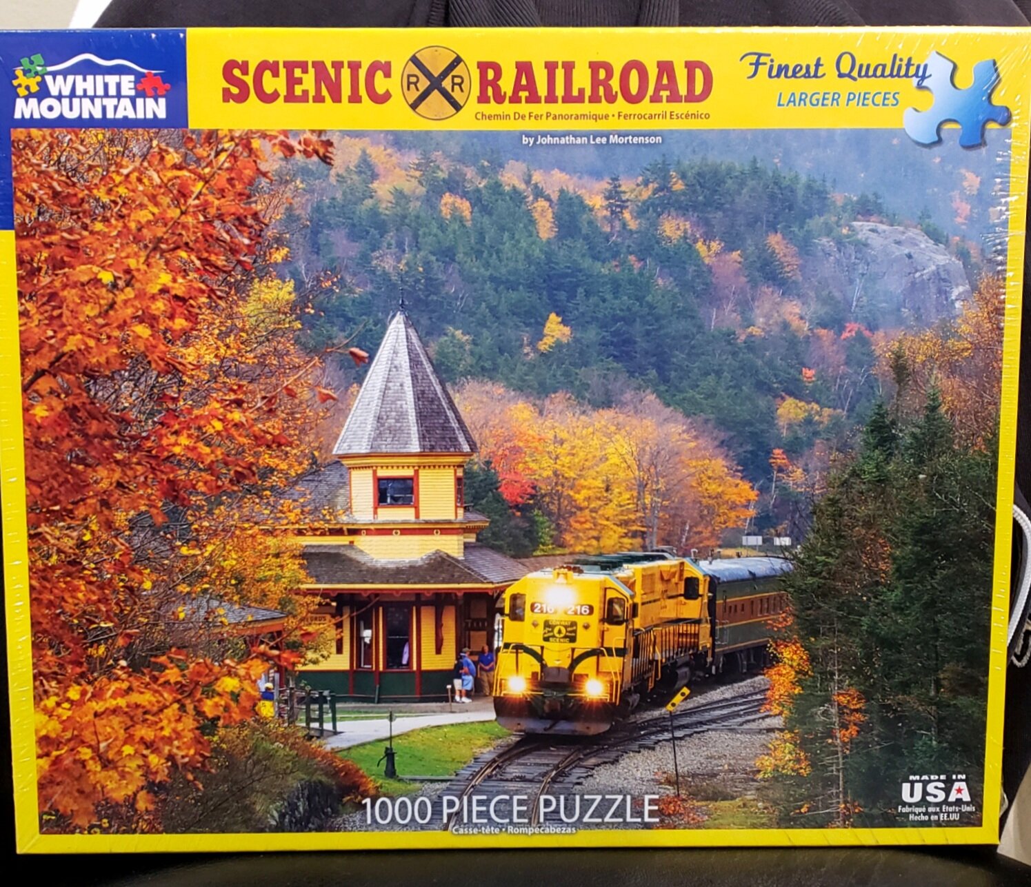 White Mountain Scenic Railroad 1000 Piece Jigsaw Puzzle 