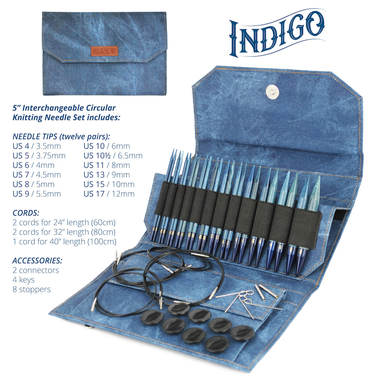 Lykke 5 Interchangeable Needle Set — The Nifty Knitter