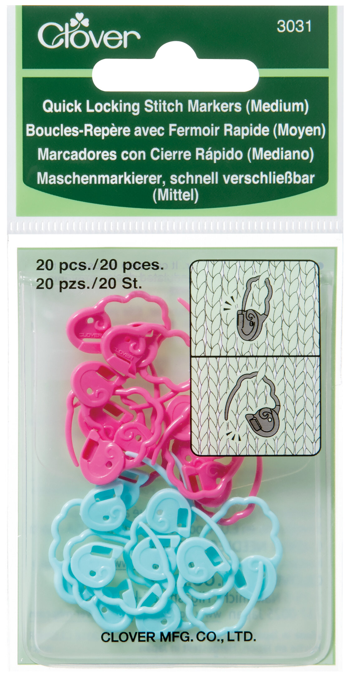 60cps Open Knit Stitch Markers With Rainbow Colored - Temu