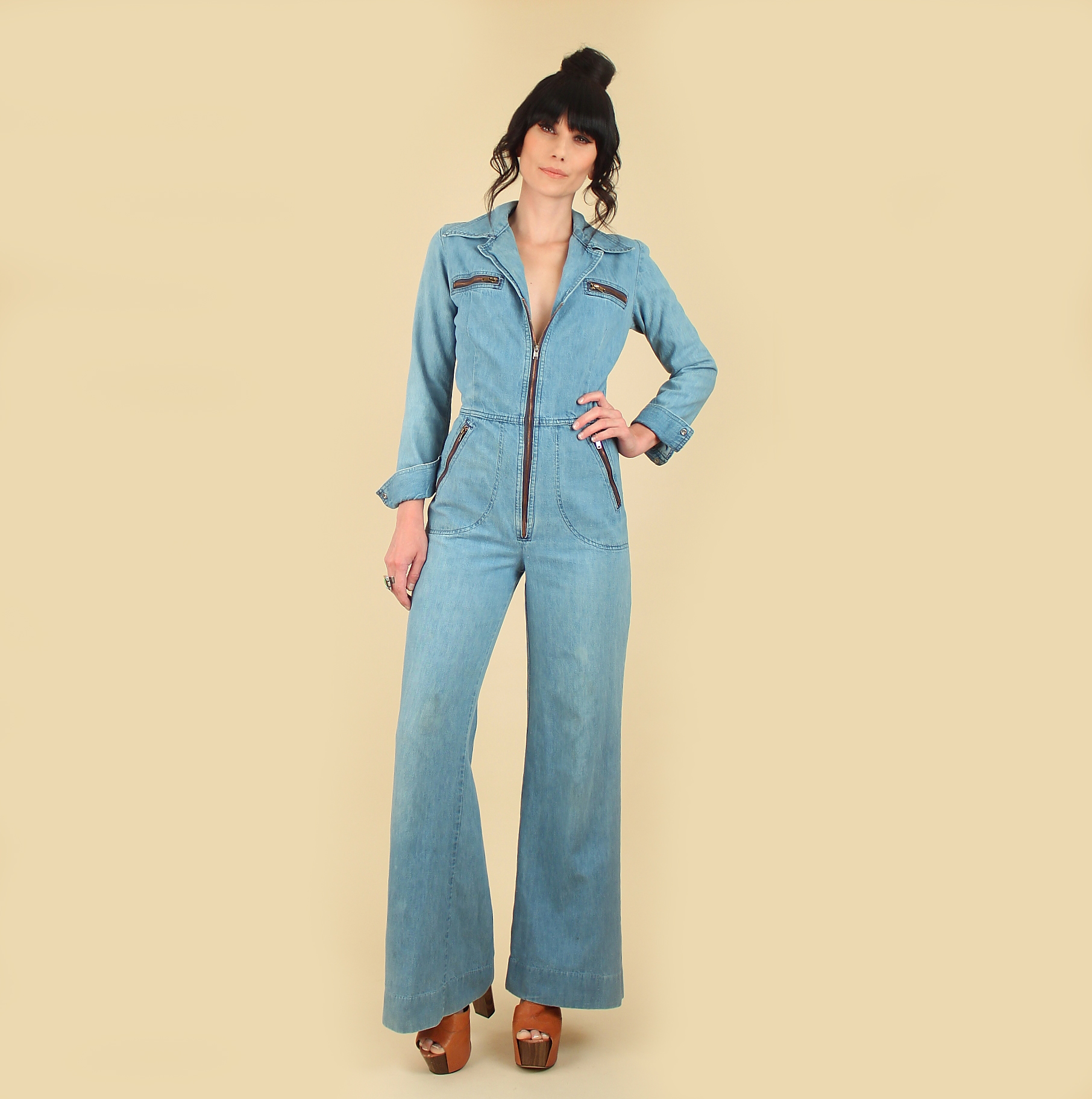 1970s style jumpsuit
