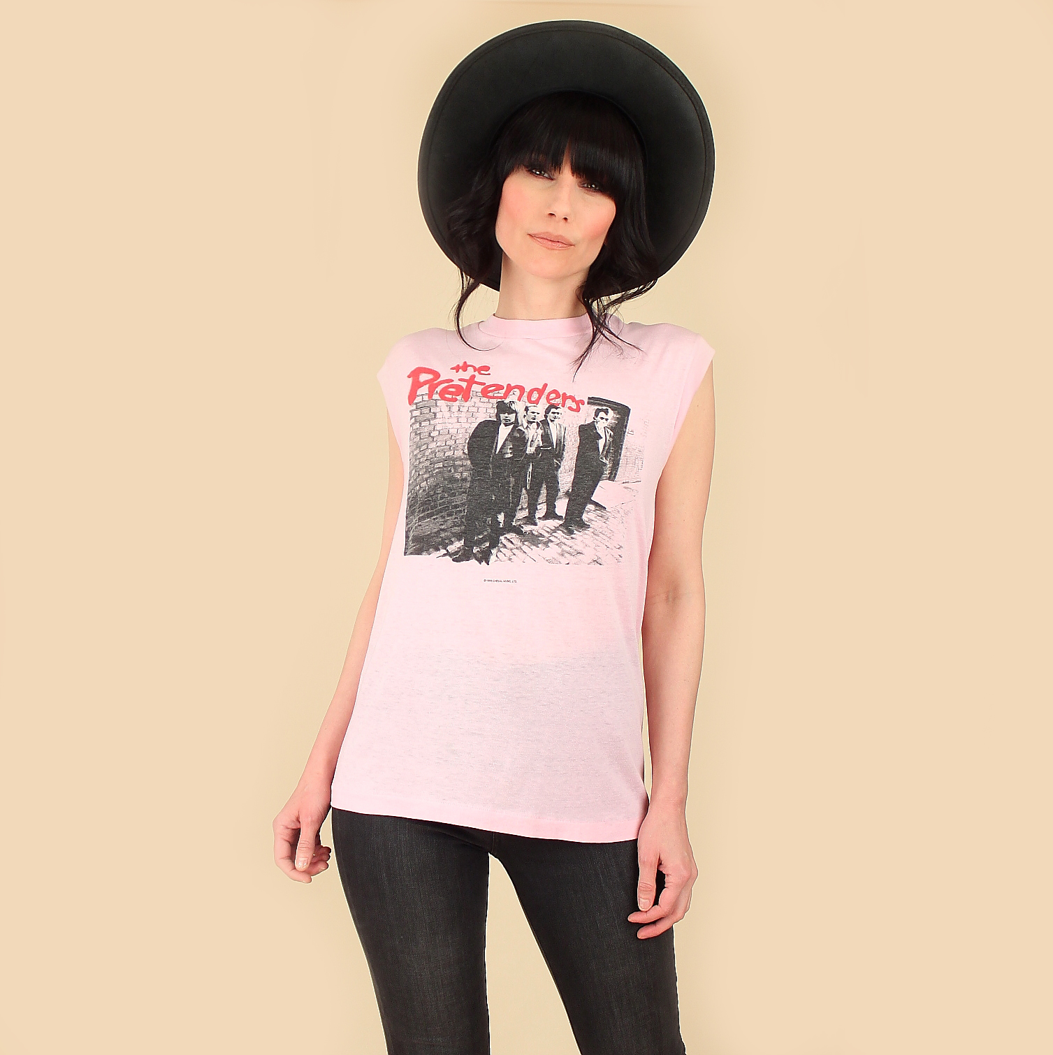 The Pretenders Vintage 1980 US Tour Concert Tee Shirt Punk Rock Rare !