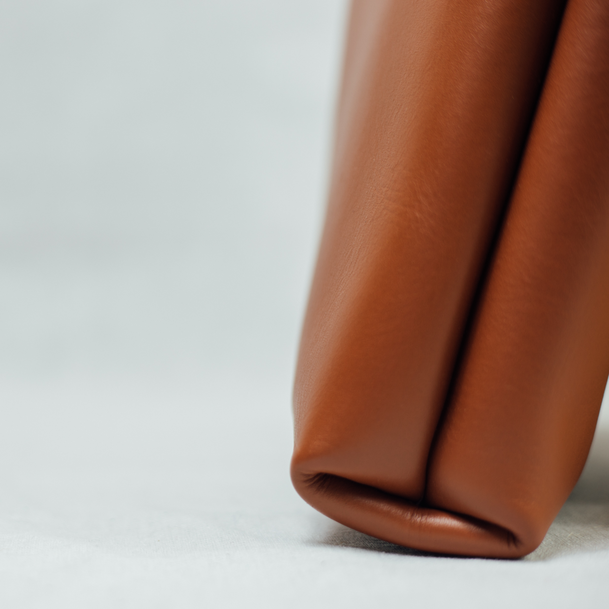 cognac leather tote bag