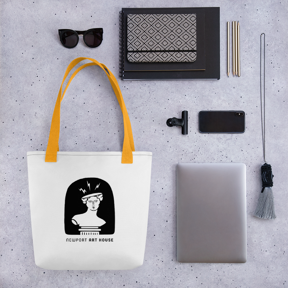 Canvas Tote Bag With Lovici Creative Nah Logo Design 2020