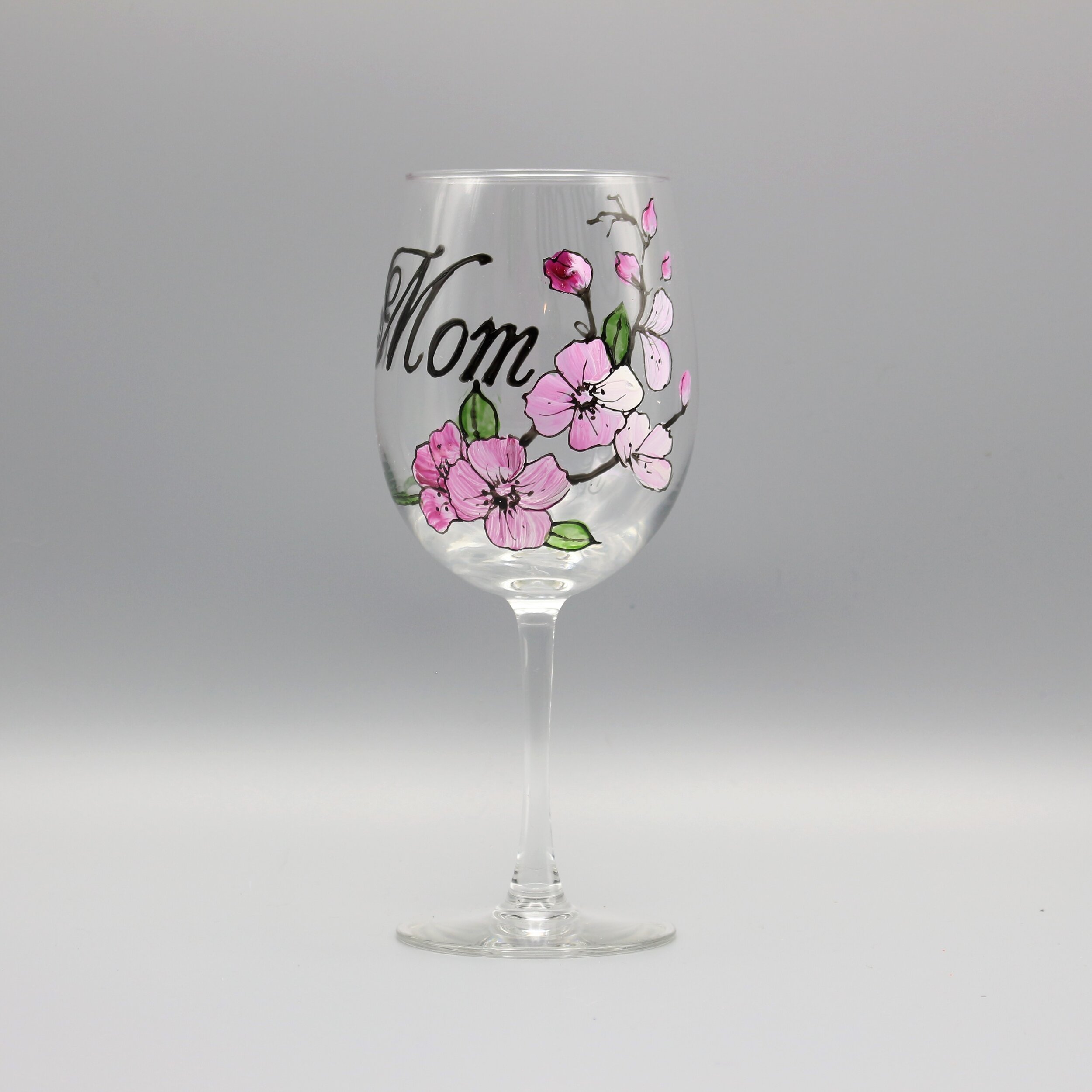 Christmas WG32 Mothers Day Mom Gifts Engraved Mommin Aint Easy Wine Glass With Stem Gift for Her