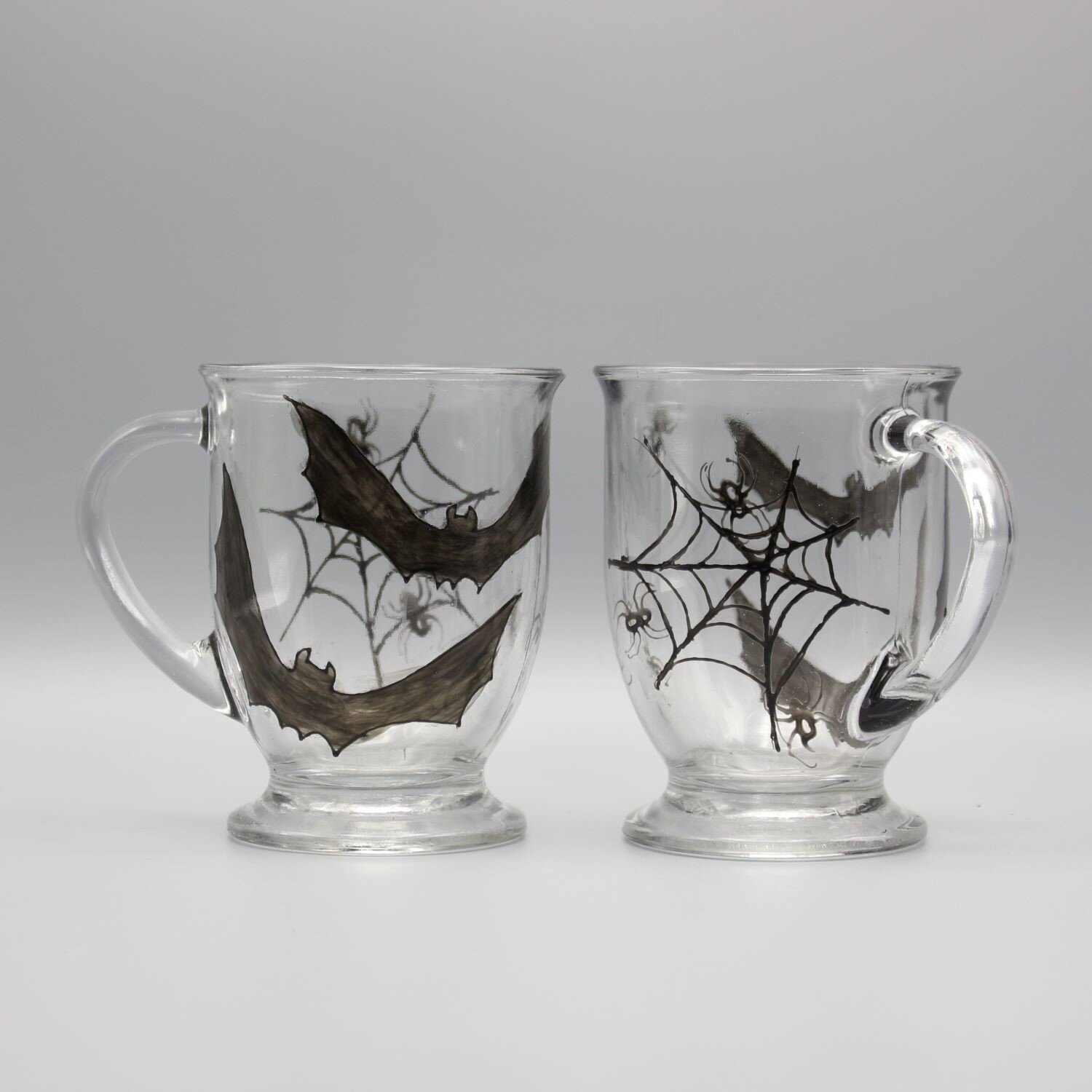 Halloween Coffee Mugs, Set of Two