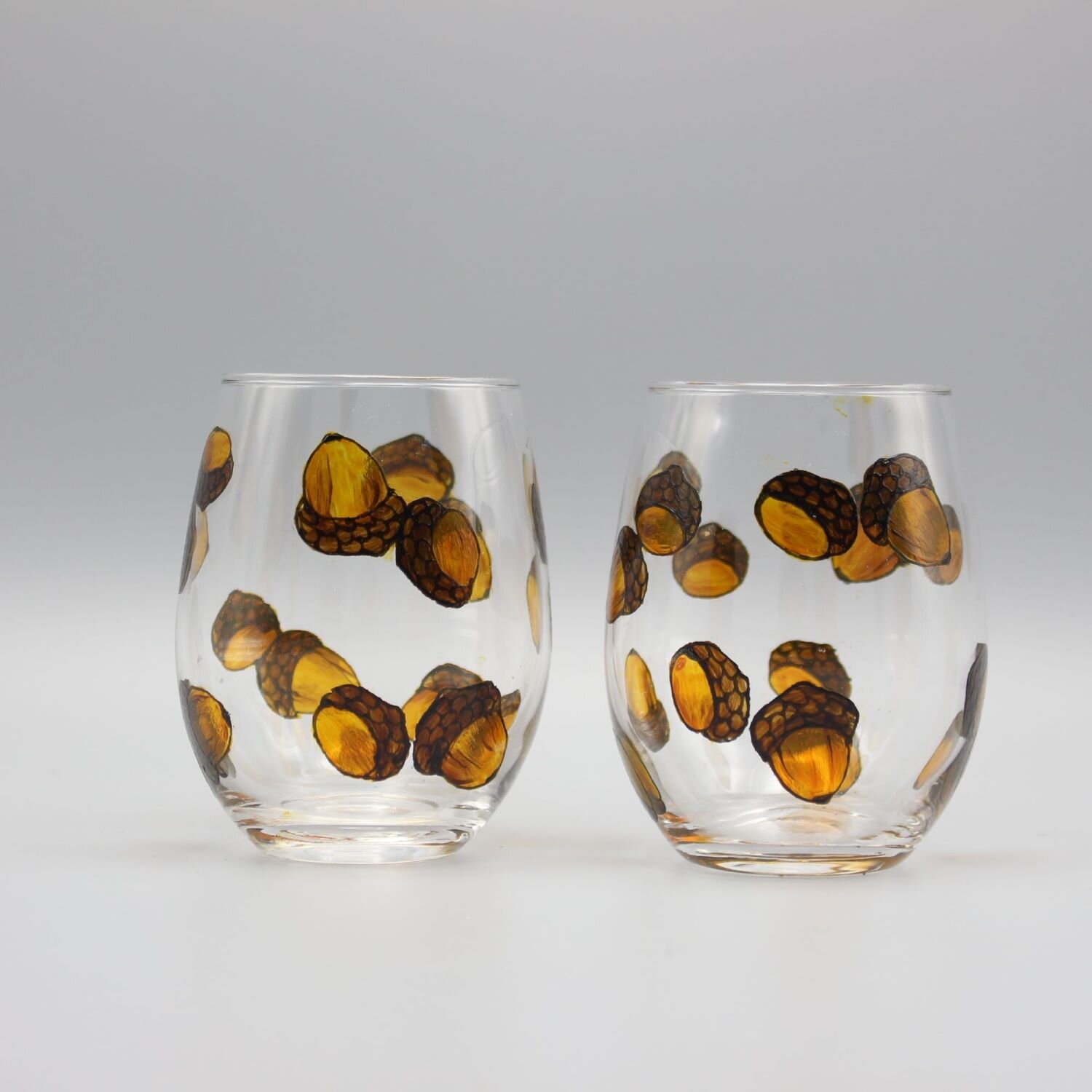 Autumn Wine Glass Set for Special Occasions - Daree's Designs - Darees  Designs