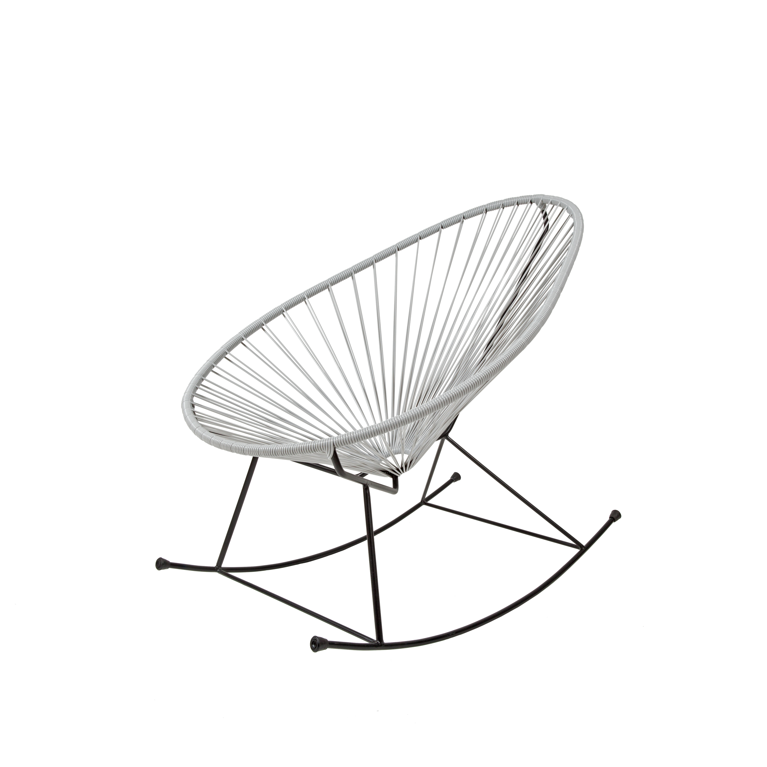 Original Acapulco Rocking Chair Gris Acapulco Design