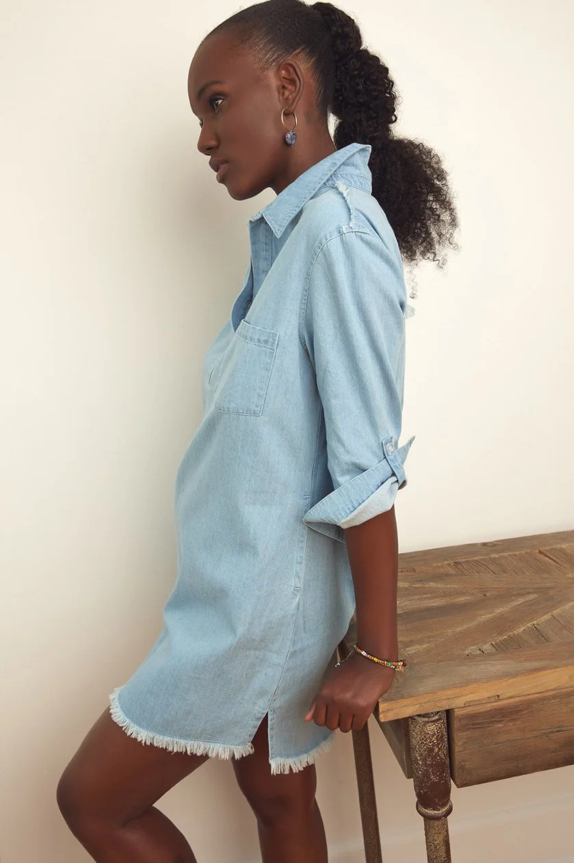 Jolene Denim Dress - Melissa Nepton 