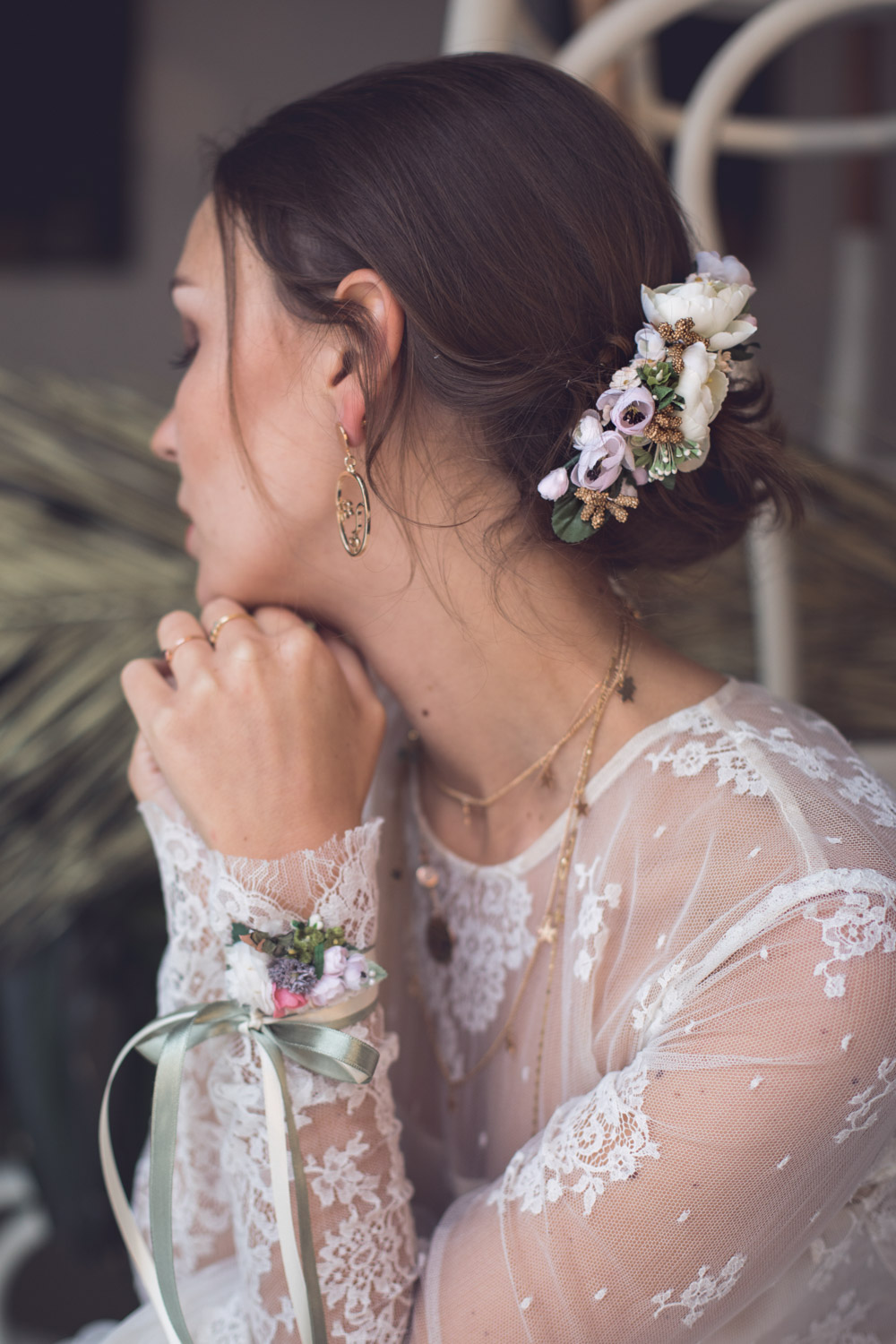 Flower Hair Clip Leah We Are Flowergirls Custom Handmade Flower Crowns