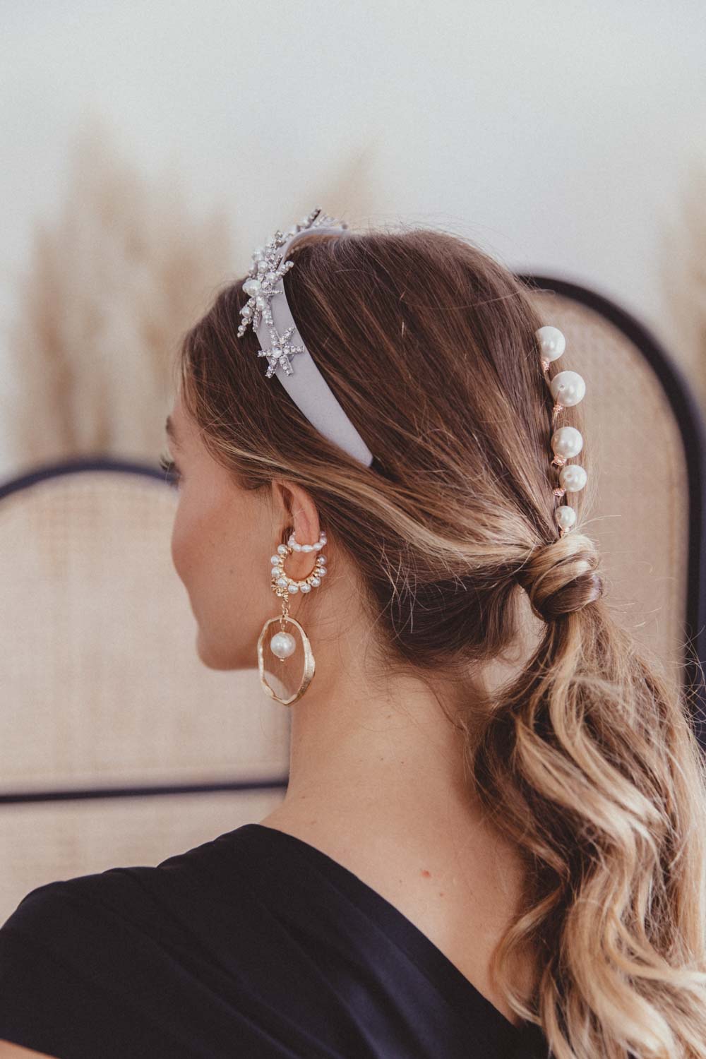Preorder Sparkling Stars Headband Silver We Are Flowergirls Custom Handmade Flower Crowns