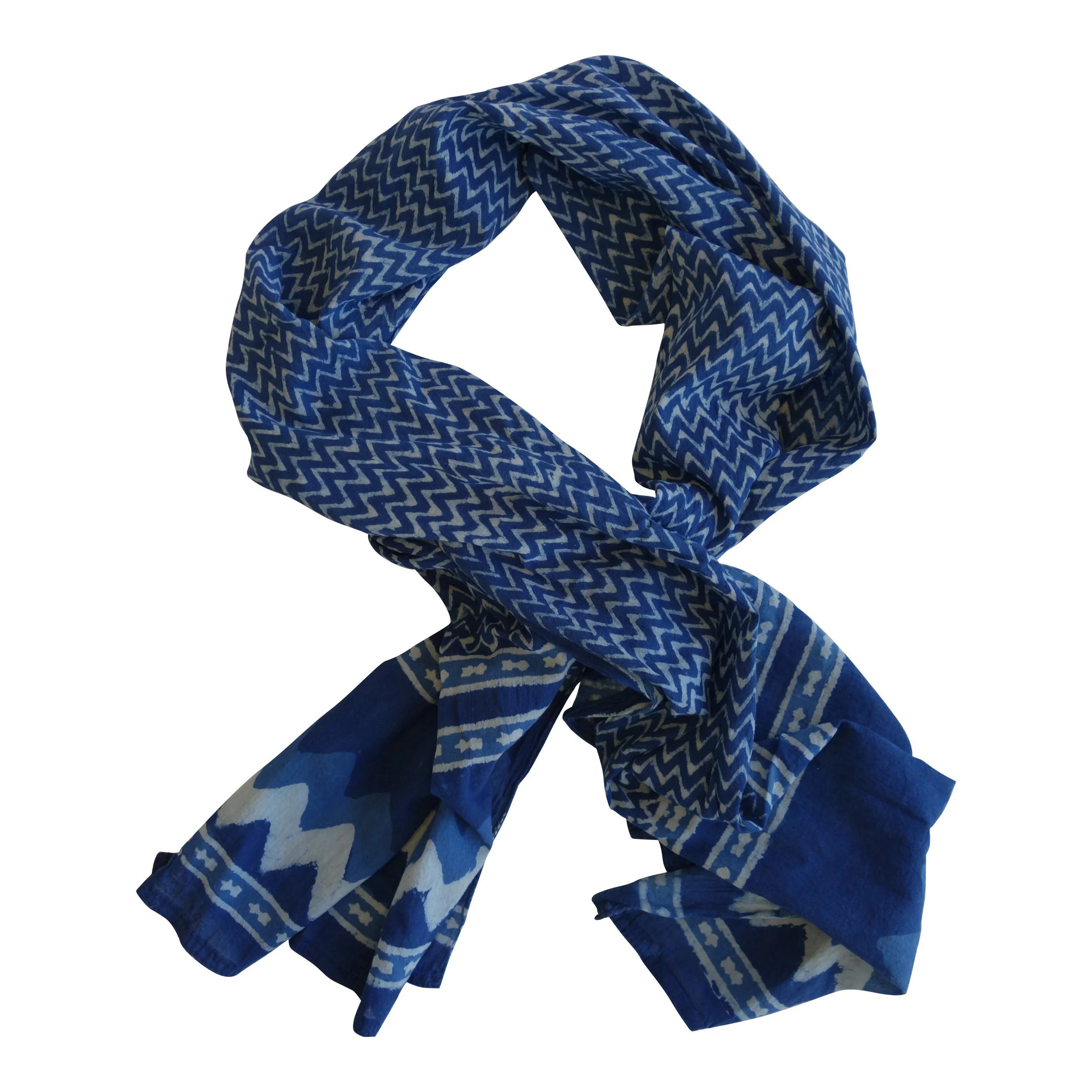 block print scarf